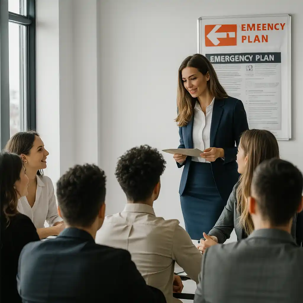 Treinamento sobre plano de emergência